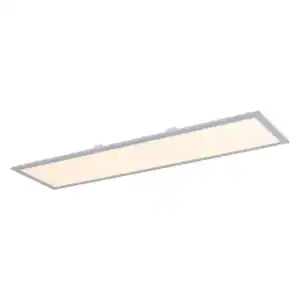 LED-Panel-Leuchte, 100 x 25 cm, silber – Energieeffizienzklasse E