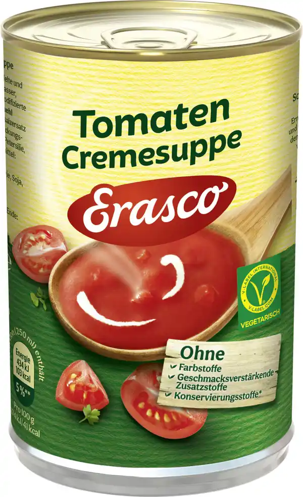 Bild 1 von Erasco Tomaten Cremesuppe 390ML