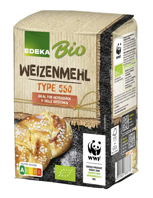 Bild 1 von EDEKA Bio Weizenmehl Type 550 1KG