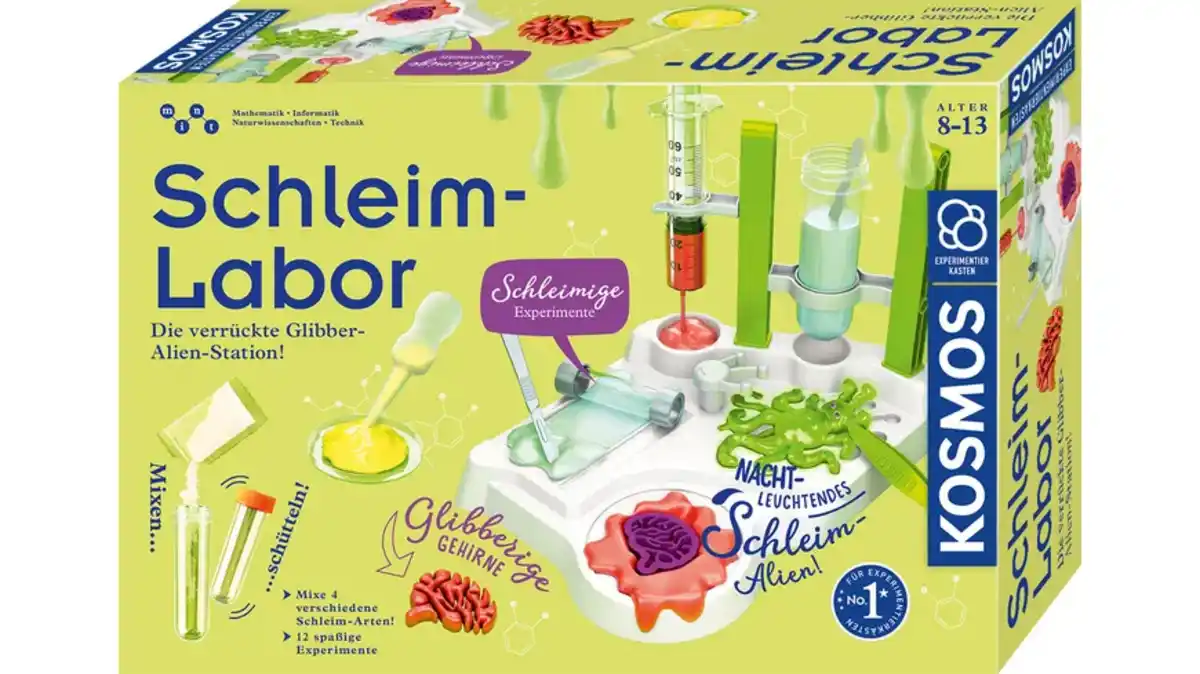Bild 1 von KOSMOS - Experimentierkästen - Schleim-Labor - Die verrückte Glibber-Alien-Station