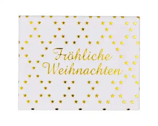 Bild 1 von Geschenbox Weihnachten Prägung gold Gr.3