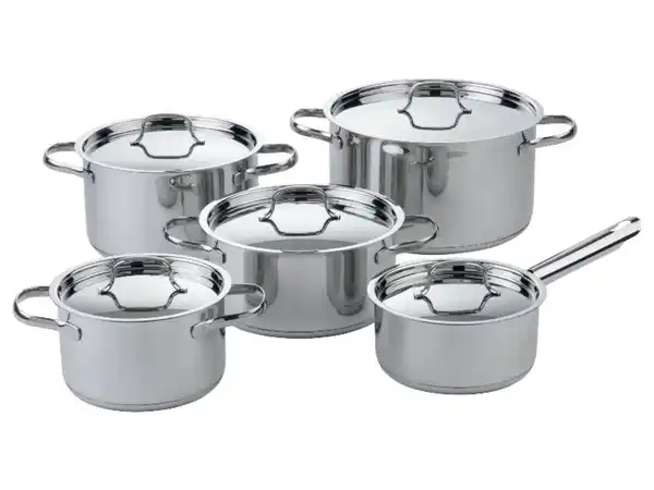 Bild 3 von LIVARNO home Topfset Edelstahl, 10-tlg.