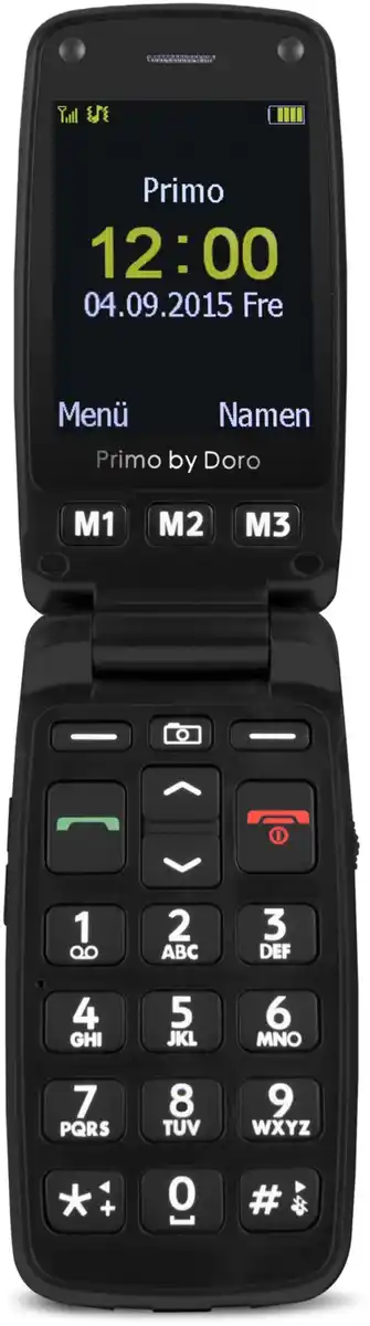 Bild 1 von Primo 406 by Doro Seniorenhandy silber/schwarz