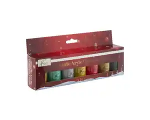 Acrylfarbe 7x30ml Weihnachten