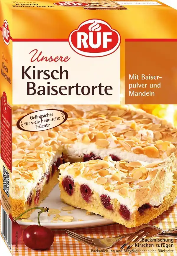 Bild 1 von RUF Backmischung Kirsch-Baisertorte 350 g