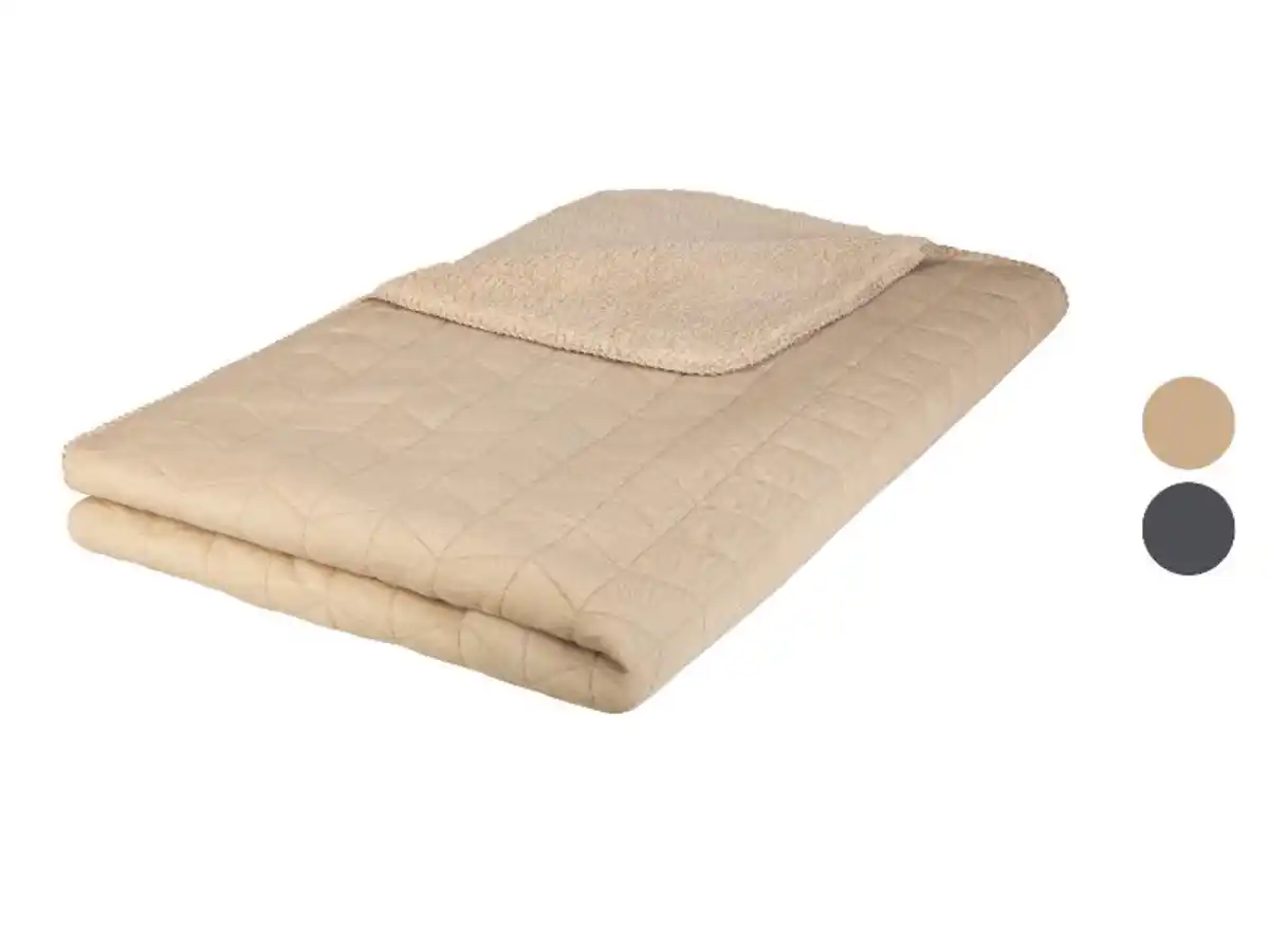 Bild 1 von LIVARNO home Kuscheldecke, Rückseite aus Sherpafleece, 150 x 200 cm