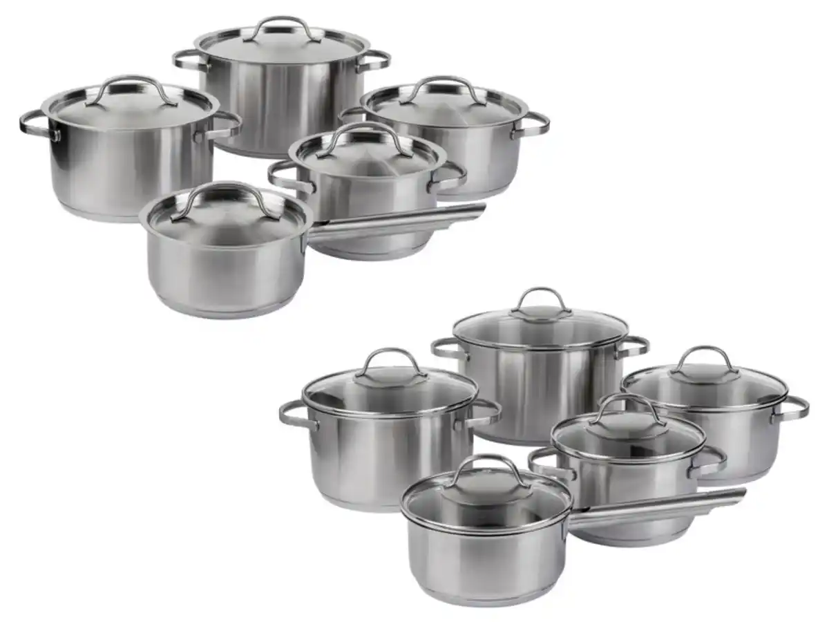 Bild 1 von LIVARNO home Topfset Edelstahl, 10-tlg.