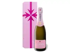 Lanson Brut Rosé mit Geschenkbox, Champagner