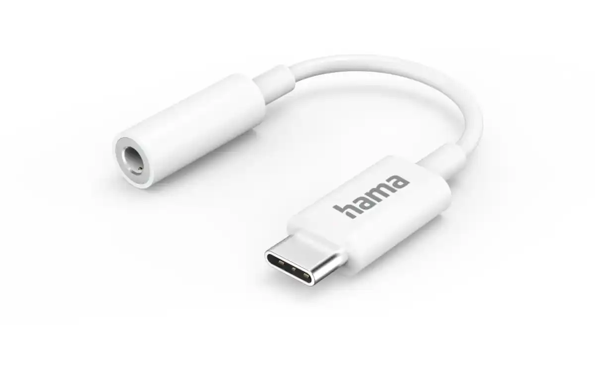 Bild 1 von Aux-Adapter USB-C>3,5-mm-Klinke-Buchse weiss