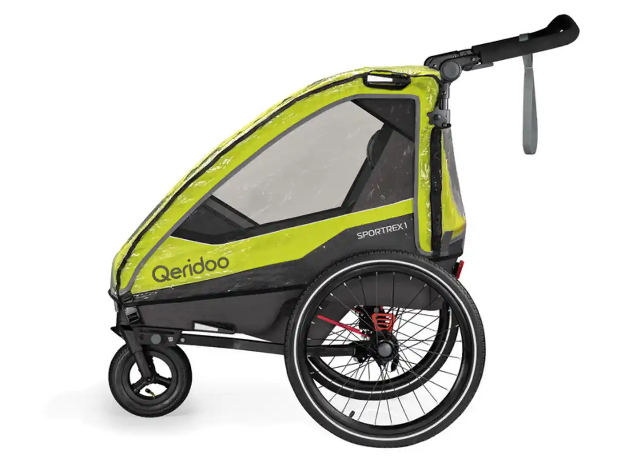 Bild 2 von Qeridoo Regenschutz für Fahrradanhänger QUPA 1 oder Sportrex 1