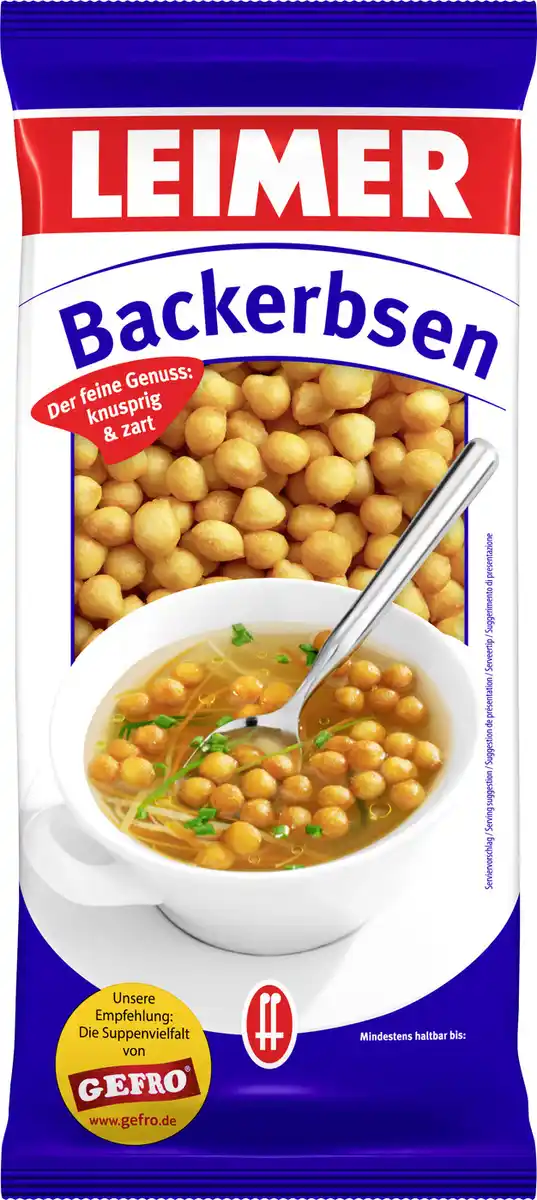 Bild 1 von Leimer Backerbsen 200G