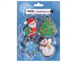 novooo Ausstechform Winter 4er-Set