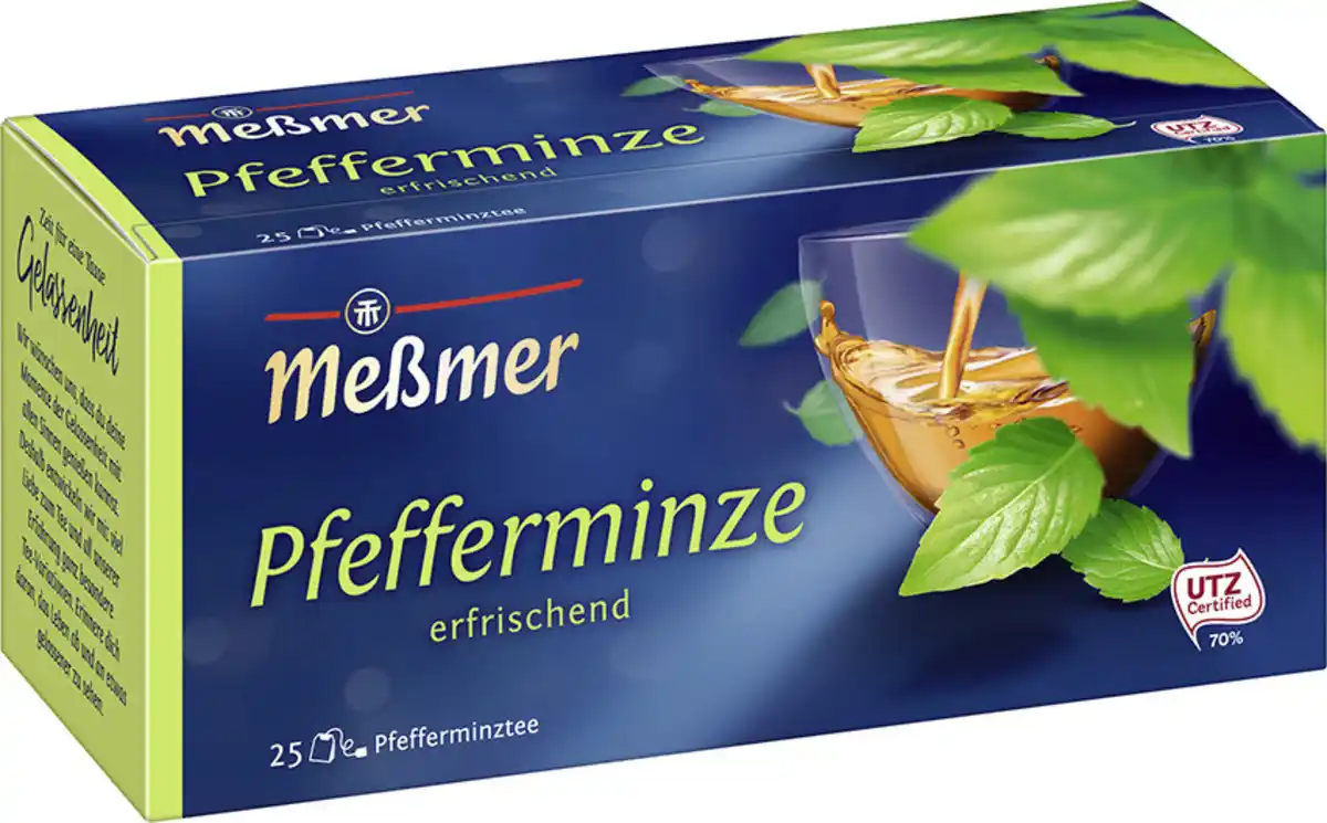 Bild 1 von Meßmer Tee Pfefferminze klein 25ST 56,25G