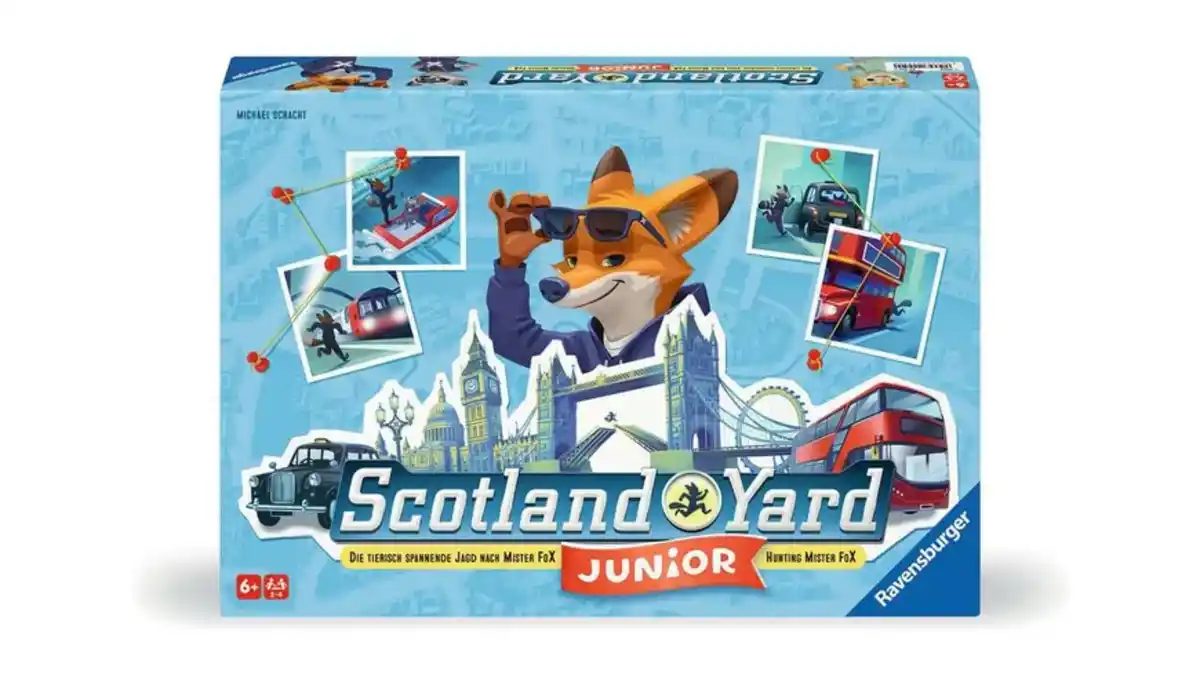 Bild 1 von Ravensburger Spiel - Scotland Yard Junior, Brettspiel für 2-4 Spieler