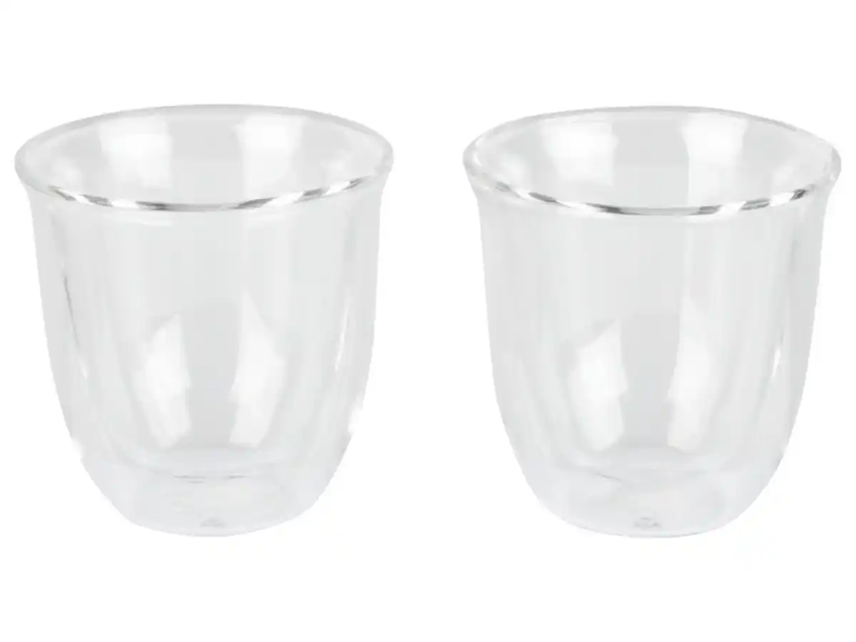 Bild 1 von Delonghi Espresso Gläser, 90 ml, 2er Set