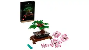 LEGO Icons 10281 Bonsai Baum, Kunstpflanzen-Set für Erwachsene, Deko