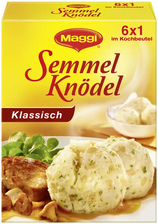 Bild 1 von Maggi Semmel Knödel 6er im Kochbeutel 200G