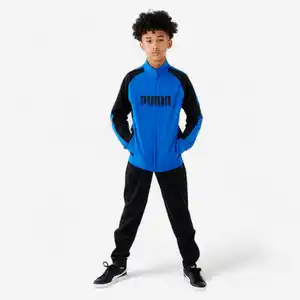 Puma Trainingsanzug Kinder Synthetik atmungsaktiv - schwarz/blau