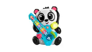 Fisher-Price Beat Bande Zahlen & Zauber Panda Liz, Lernspielzeug für Babys mit Musik und Lichtern, deutsche Ausgabe