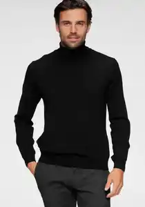 OLYMP Rollkragenpullover Strick Business