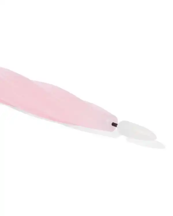 Bild 2 von LED-Kerze, gedreht, mit Wachs Ø2,3 × 28,3 hellrosa