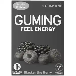 GUMING 2 x Energy Kaugummi Blacker the Berry