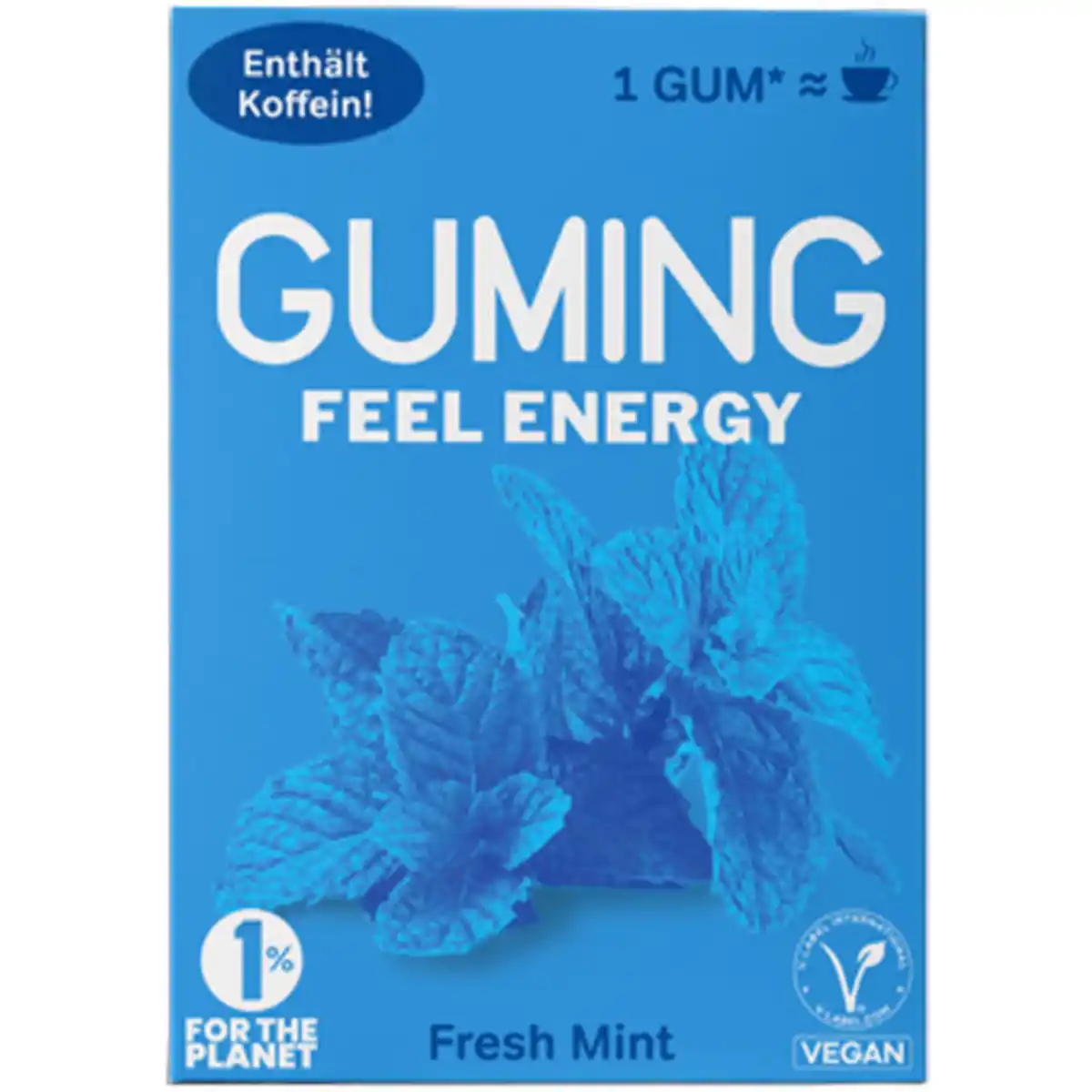 Bild 1 von GUMING 2 x Energy Kaugummi Fresh Mint