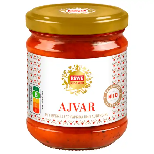 Bild 1 von REWE Feine Welt Ajvar mild 212ml