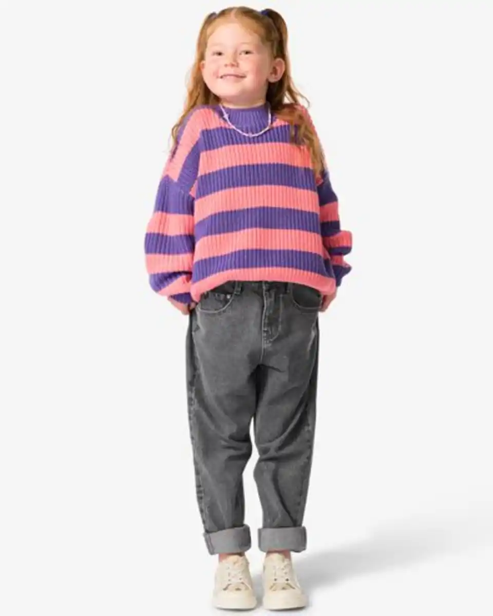 Bild 3 von Kinder-Jeans, Momfit grau