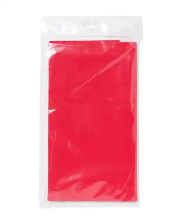 Bild 3 von Papier-Tischdecke, rot, 138 x 220 cm