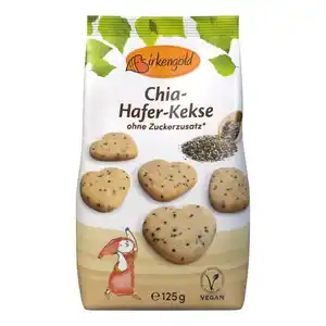 Birkengold Vegane Chia-Hafer-Kekse