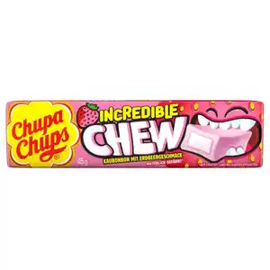 4 x Chupa Chups Kaubonbon Erdbeere