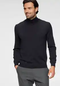 OLYMP Rollkragenpullover Strick Business