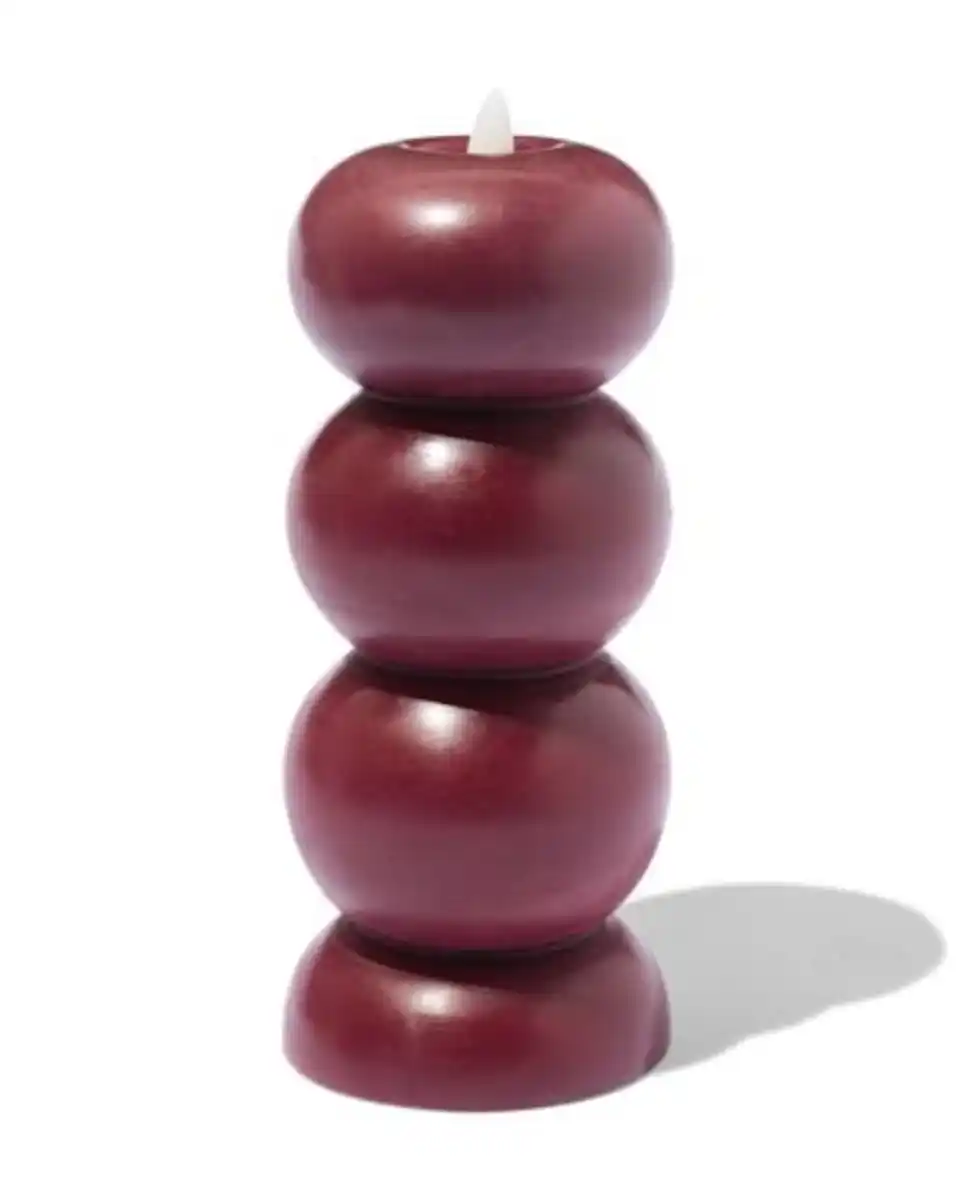 Bild 1 von Kerze LED dunkelrot