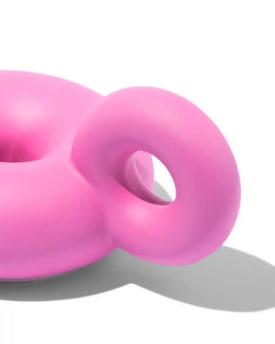 Bild 3 von Kerzenständer mit Henkel, Ø 10.5 x 4.5 cm, rosa, Keramik