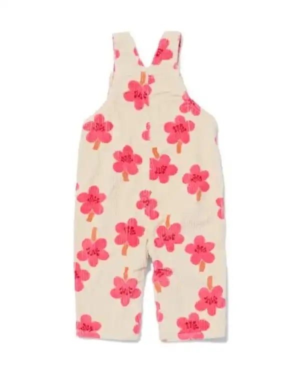 Bild 2 von Kinder-Jumpsuit Blumen ecru