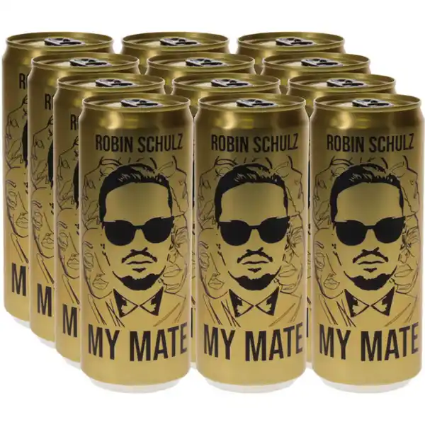 Bild 1 von My Mate Mate Erfrischungsgetränk Robin Schulz, 12er Pack (EINWEG) zzgl. Pfand