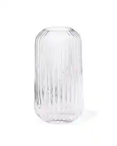 Vase für Duftstäbchen XS Glas gerippt