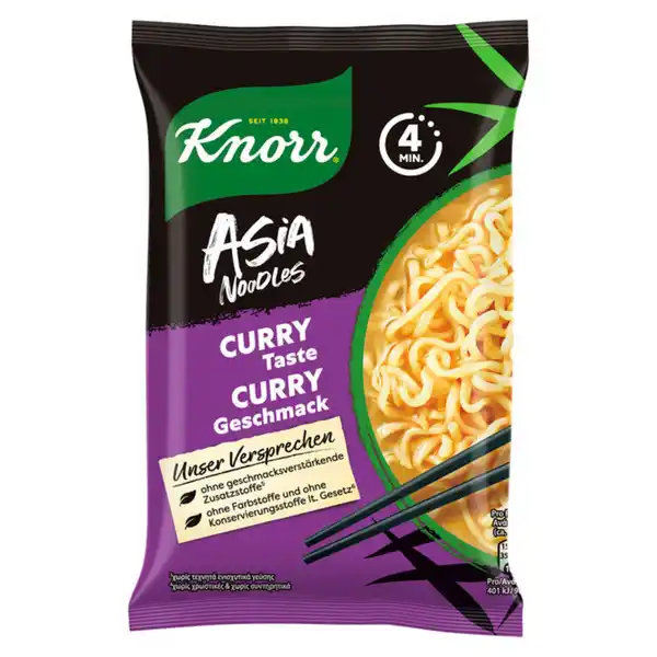 Bild 1 von 4 x Knorr Asia Noodles Curry