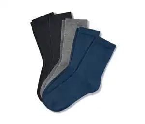 5 Paar Kinder-Socken, dunkelblau-schwarz