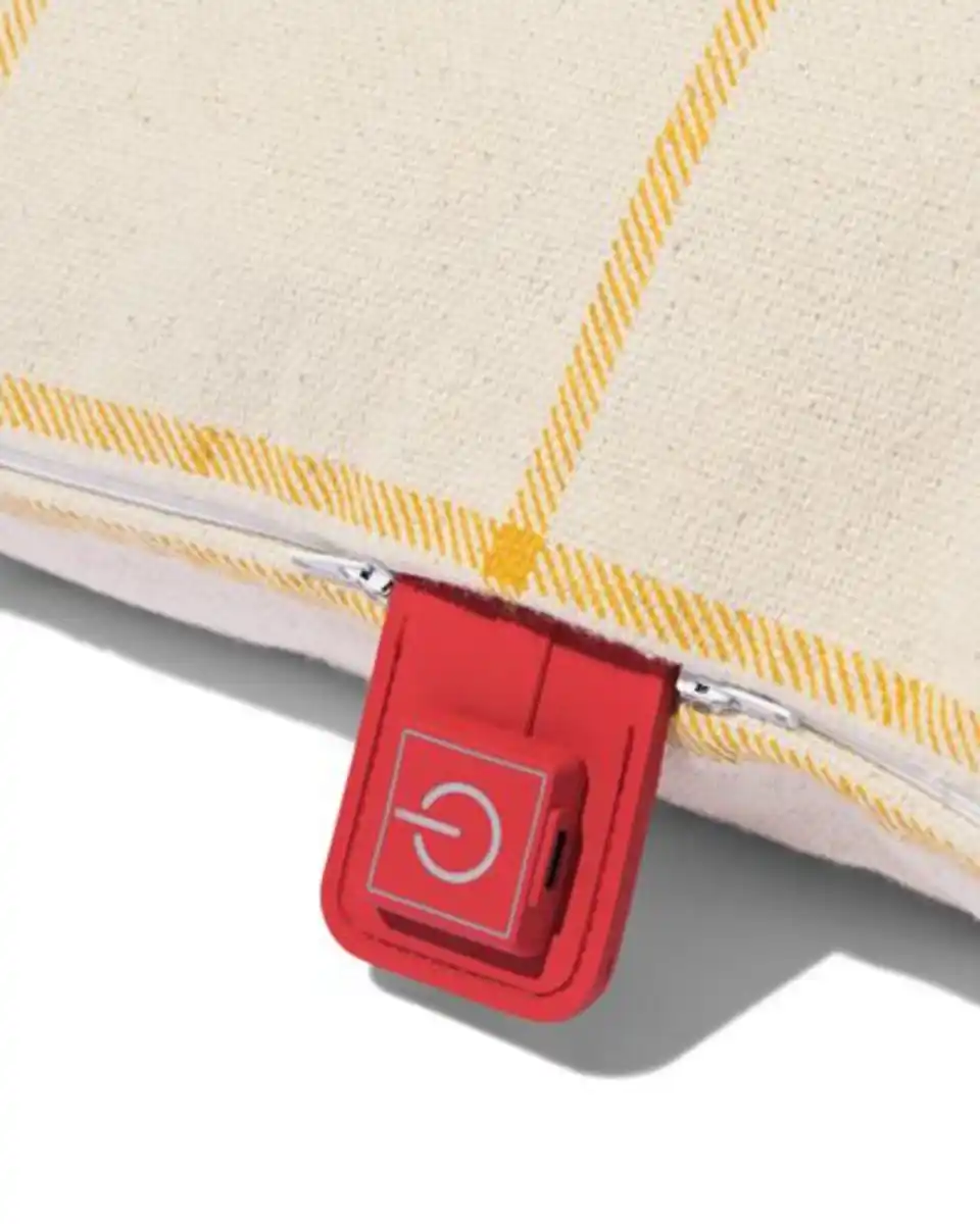 Bild 3 von Kissenbezug 50x50, Karo, Natur-Gelb