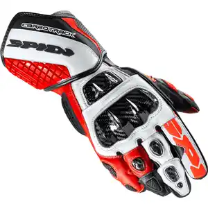 SPIDI Carbo Track Evo Lederhandschuh lang Rot