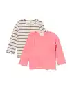 Bild 1 von Baby-T-Shirts, gestreift, 2 Stück rosa