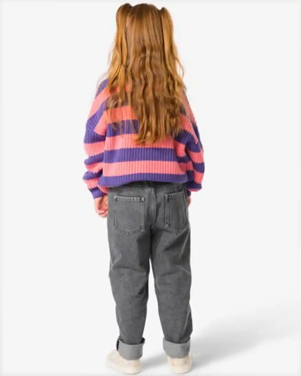 Bild 3 von Kinder-Jeans, Momfit grau