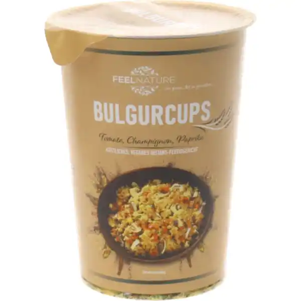 Bild 1 von FEELNATURE Bulgurcup Tomate, Champignon & Paprika