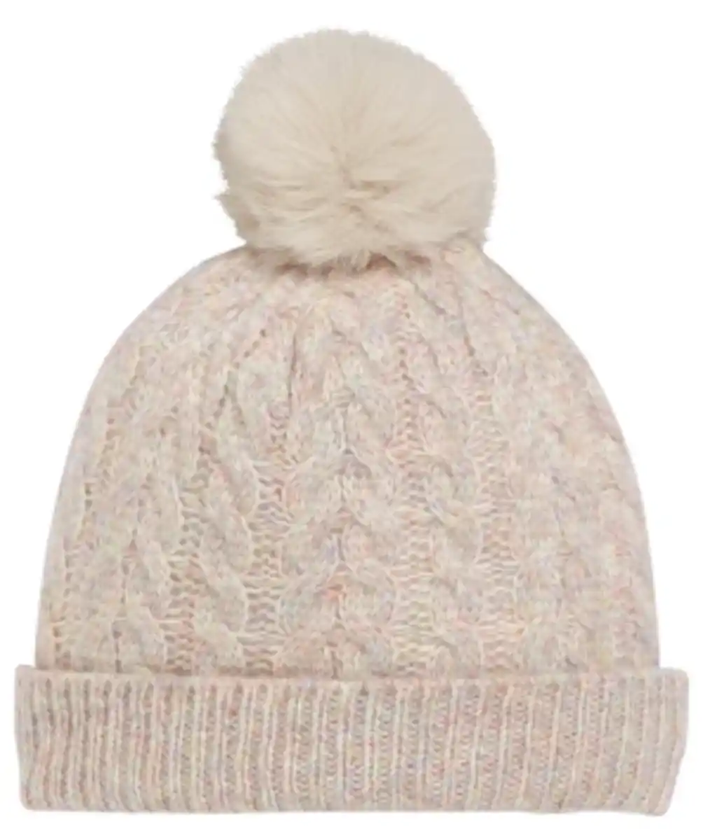 Bild 1 von Winter-Strickmütze Ergee, gefüttert, Beige melange