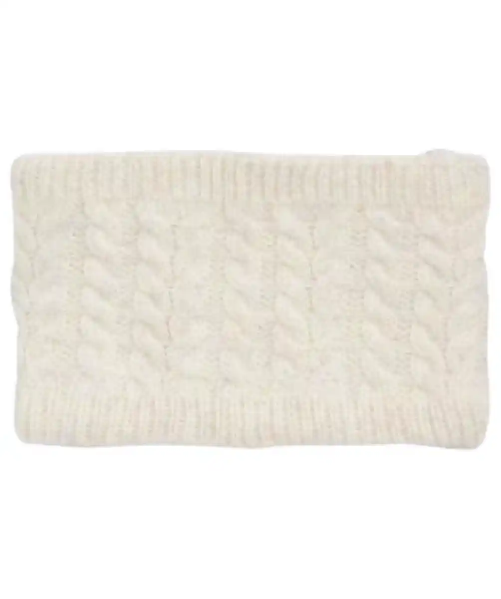 Bild 1 von Gestrickter Loopschal Ergee, gefüttert, weiß melange