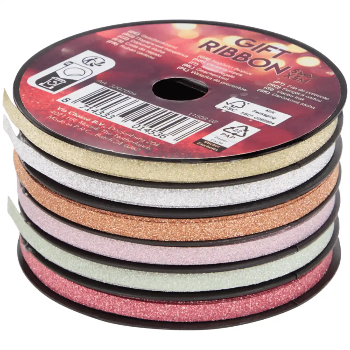 Bild 2 von Geschenkband mit Glitzer