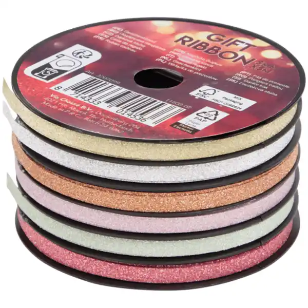 Bild 2 von Geschenkband mit Glitzer