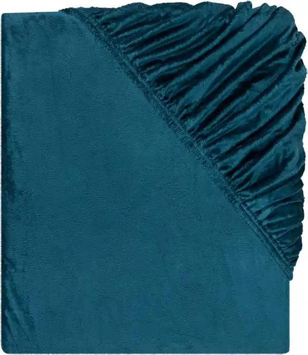 Bild 4 von LIV&BO® Plüsch-Spannbettlaken ca. 140 - 160 x 200 cm